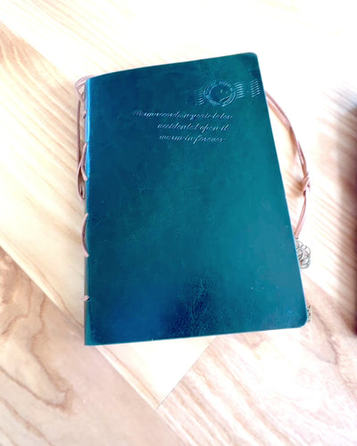 Vintage Notesbog "Nøgle til Fortiden" - Mulighed for gravering som gave, notesbog