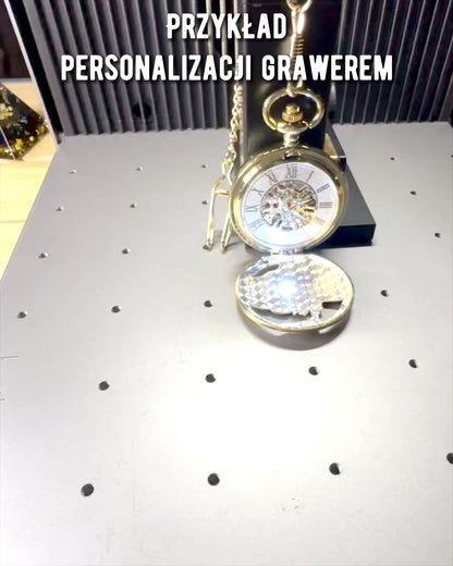 Lommeur "Imperial Tog", mulighed for personlig gravering, farve guld