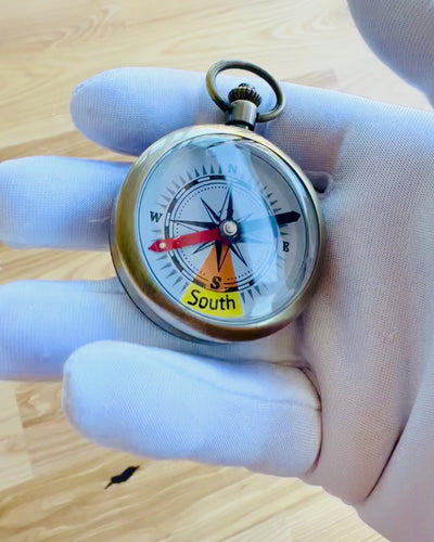 Lommekompas "Orient Express" med Mulighed for Gravering