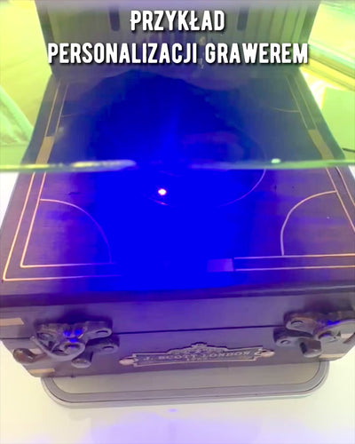 Stor Trækasse til Sekstant eller premium kompas "Mariner's Legacy" med Mulighed for Gravering