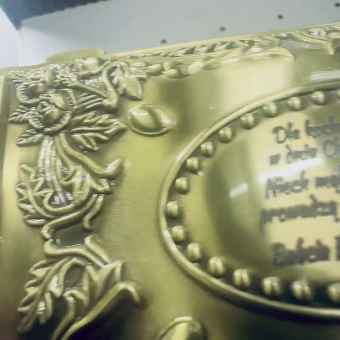 Guld Metalæske 21-20L med mulighed for personlig gravering