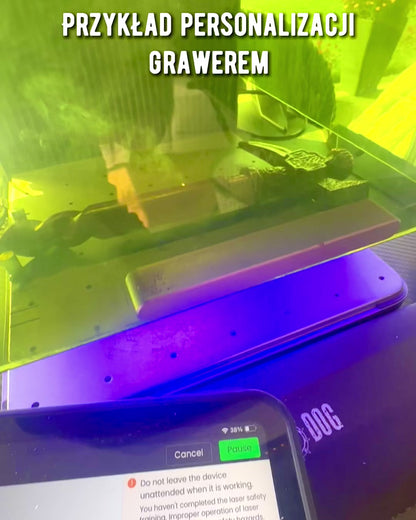 Spadserstok - VIKING med hoved i form af en kampøkse, mulighed for personliggørelse med gravering som gave