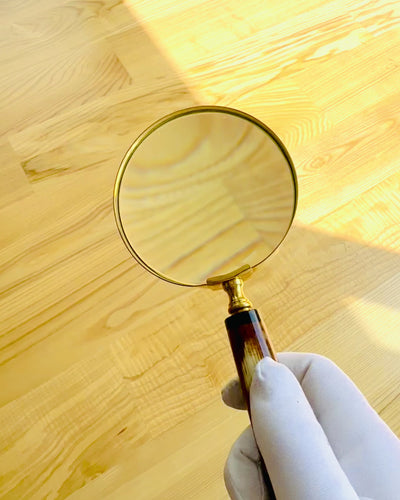 Stor Retro Lup, mulighed for personliggørelse som gave med gravering - varianter til valg