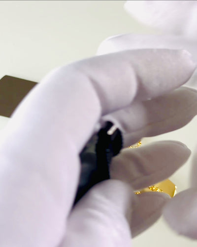 Halskæde med Dog Tag "Tre Nuancer af Stil" - ID-brik - Elegant Vedhæng i Rustfrit Stål med Mulighed for Gravering