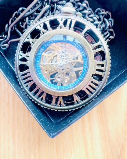 Lommeur "Mechanica Heritage" med Mulighed for Personalisering