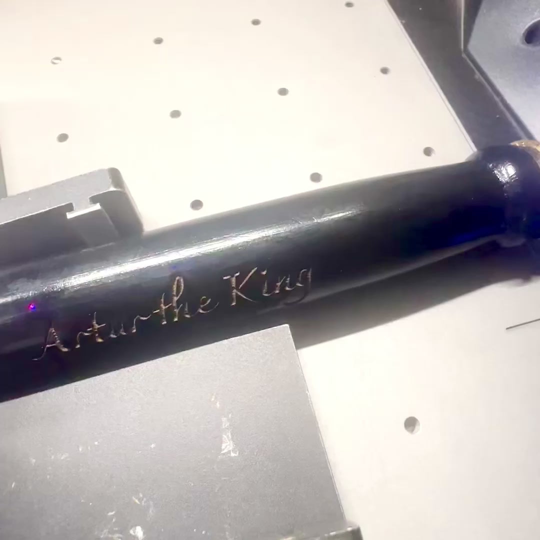 Elegant sammenklappelig stok med metalhåndtag