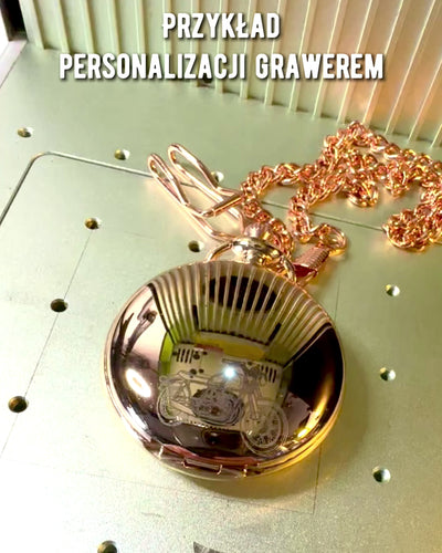 Lommeur i Klassisk Stil – Rosaguld, Vintage Elegance