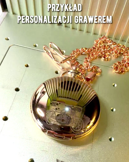 Lommeur i Klassisk Stil – Rosaguld, Vintage Elegance