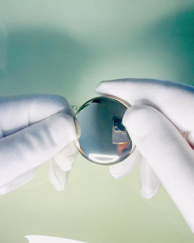 Sølv lommeur med kvartsbevægelse og mulighed for gravering