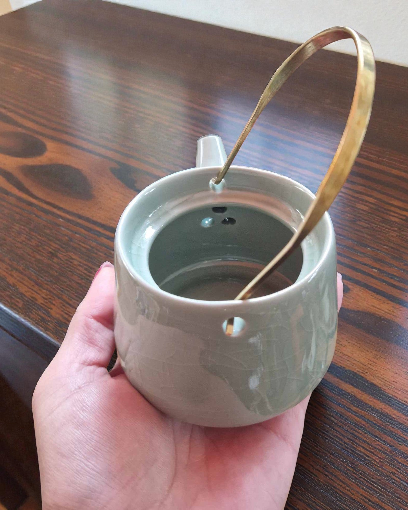 Jadeit-harmoni – Lysegrønt te-sæt