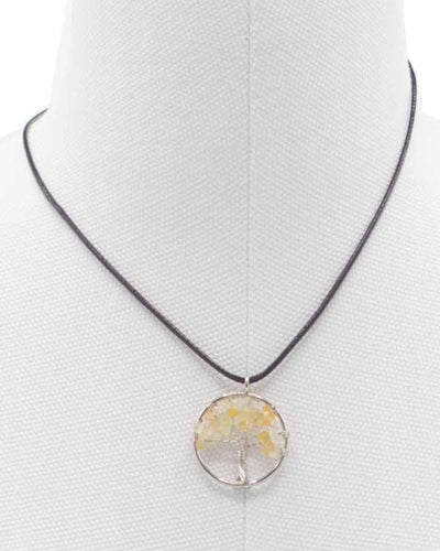 Halskæde Livets Træ Passionens Energi – Karneol