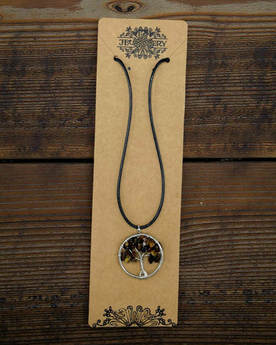 Halskæde Livets Træ Beskyttelse og Selvtillid – Tigerøje