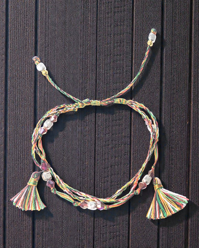 Tempelarmbånd i snor Panca Dharma – Troens styrke