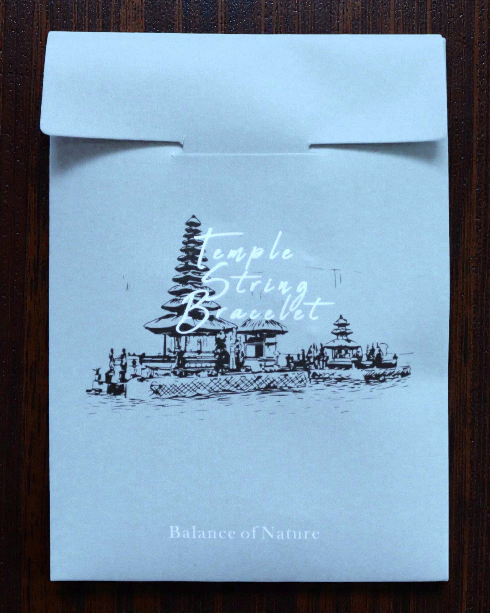 Tempelarmbånd i snor Yin Yang – Naturens balance