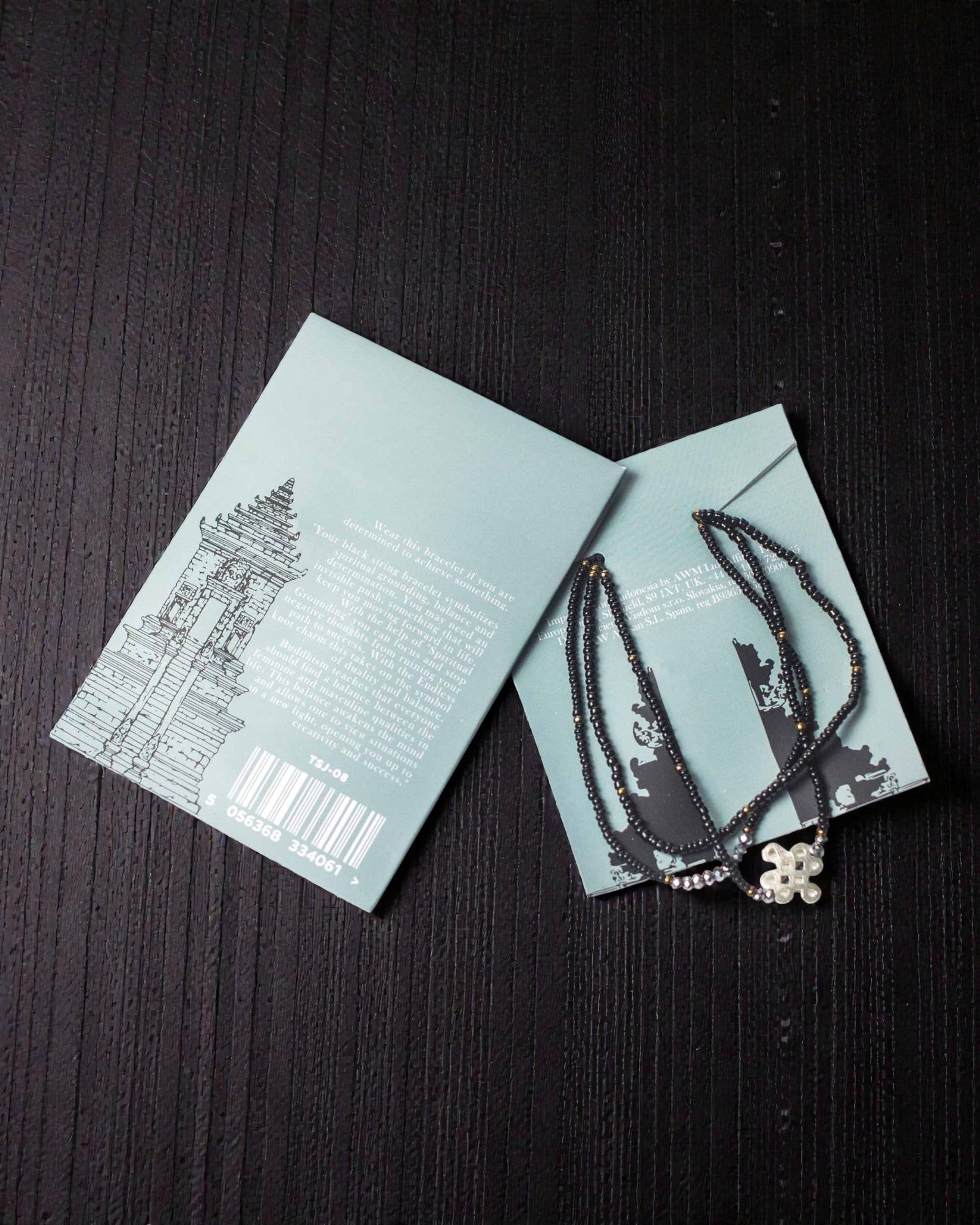 Tempelarmbånd i snor Dharma Knot – Spirituel jordforbindelse