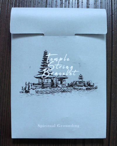 Tempelarmbånd i snor Dharma Knot – Spirituel jordforbindelse