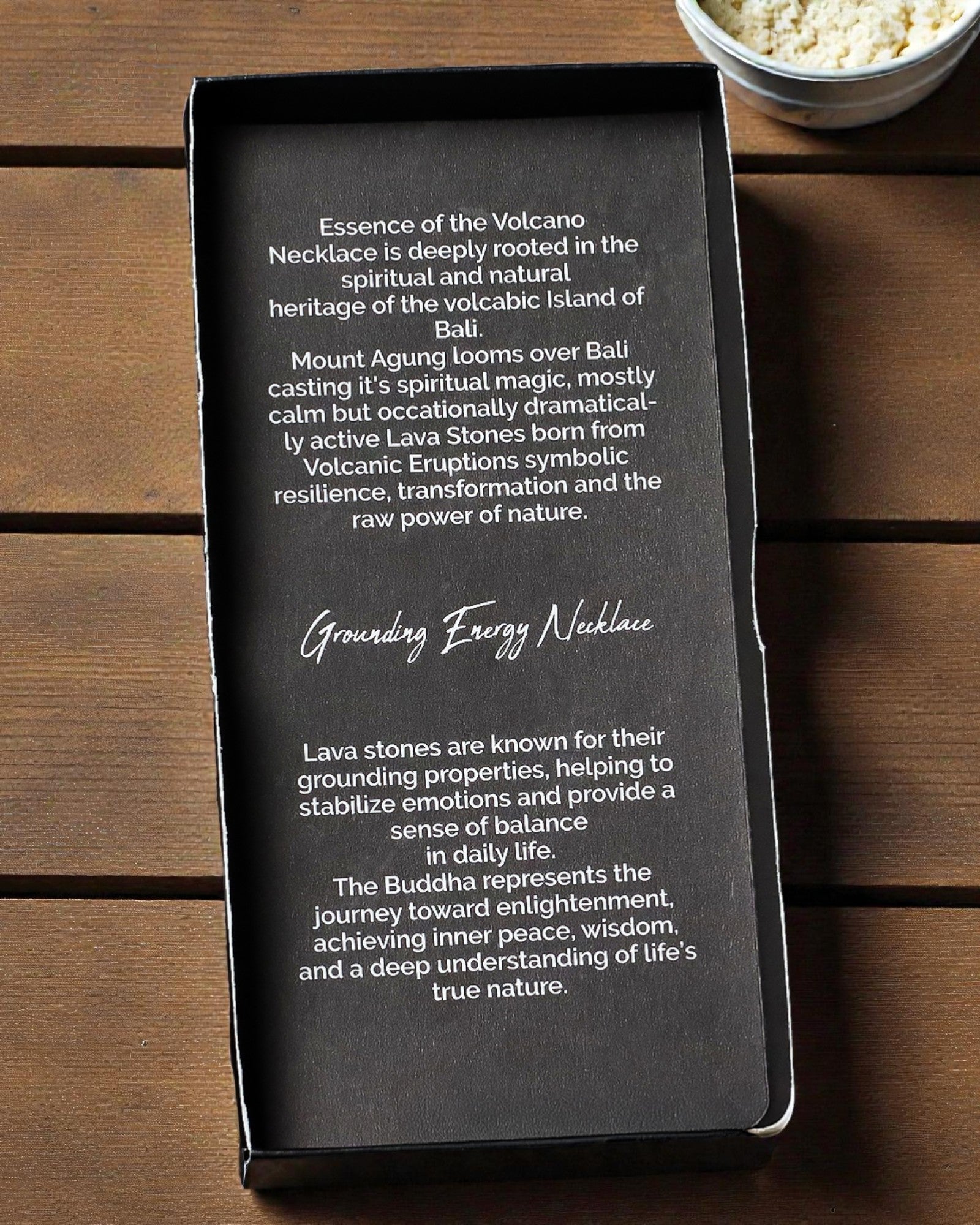 Halskæde Vulkanens Essens – Jordforbindende Energi