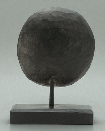 Timoresisk maske Forfædrenes vogter 27x20 cm – Sort