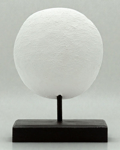 Timoresisk Maske Forfædrenes Vogter 27x20 cm – Hvid